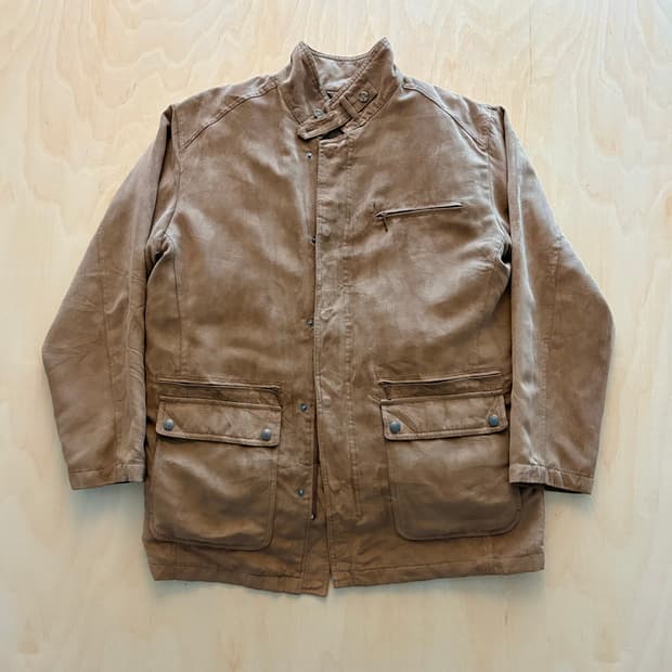 일본 브랜드 스웨이드 자켓 (안감 패딩)