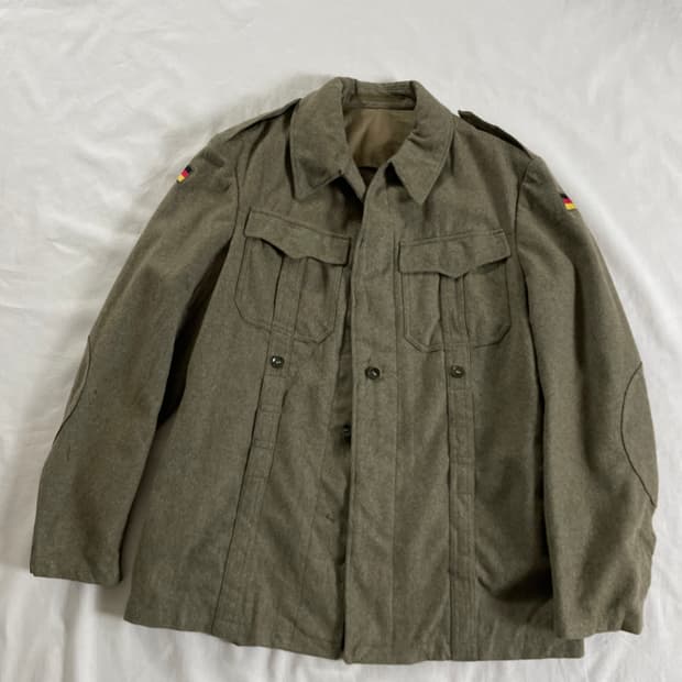 German military 독일군 울 자켓 코트 M