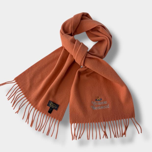 비비안 웨스트우드 오브 살몬 울 머플러