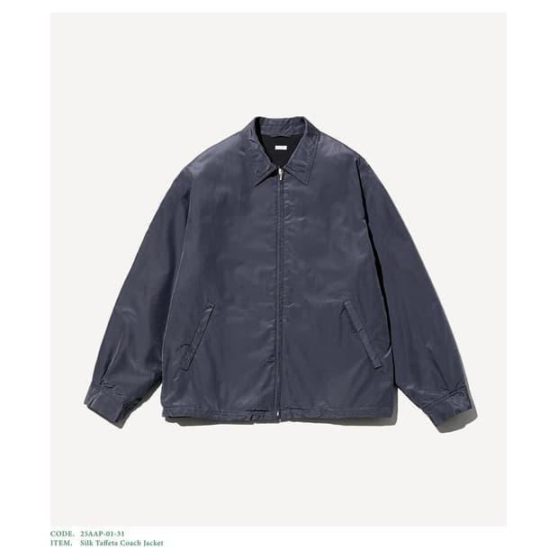 아프레쎄 실크 코치 자켓 4사 차콜 새상품