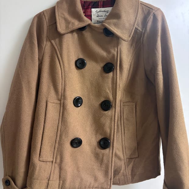 갸루 모직 자켓 코트