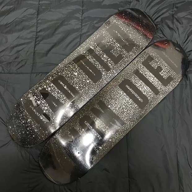 [Free] 14SS 슈프림 다이드 스에키트보드 데크