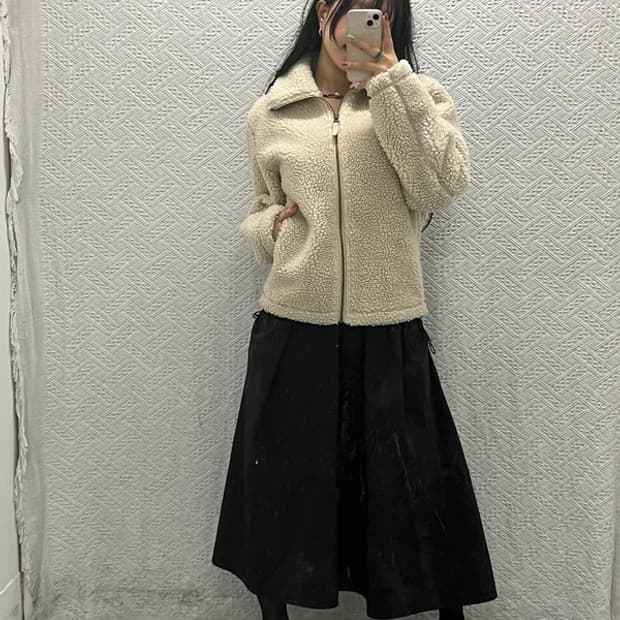 유니클로 U 이동휘 착용 베이직 르메르 플리스 자켓 S C06679