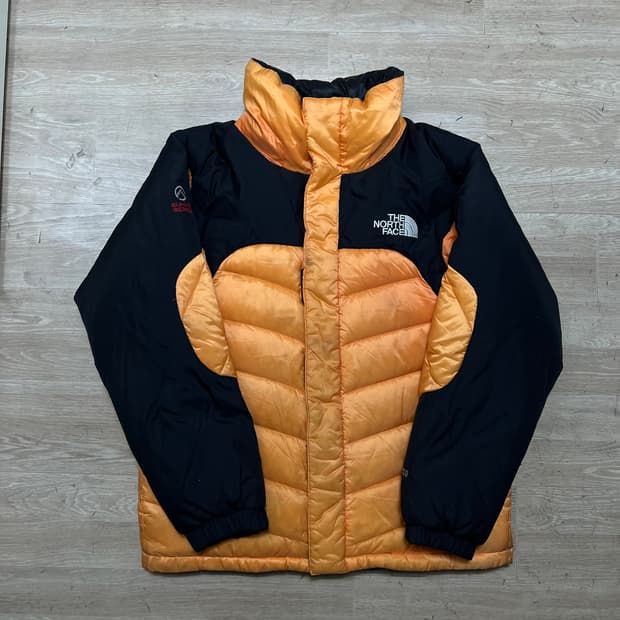 노스페이스 써밋시리즈 덕다운 850 투톤 배색 패딩 [머스타드] M/95