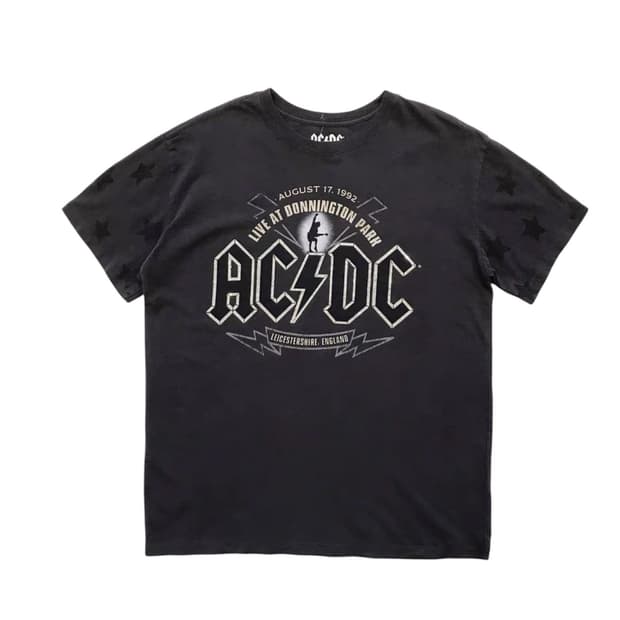 AC/DC 큐빅로고 복각 밴드티 상품이미지1