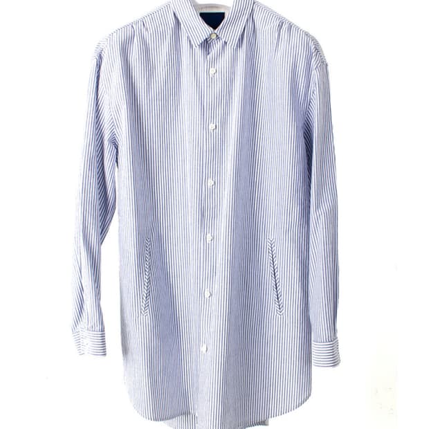 DOCUMENT 스트라이프 롱 셔츠 XL