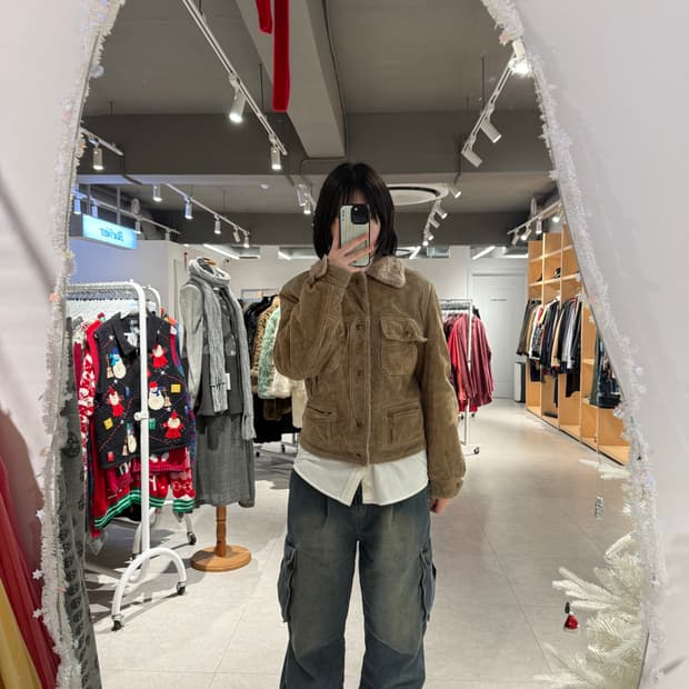 캐나다 빈티지 무스탕 자켓