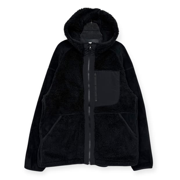 유니클로 화이트마운티니어링 플리스 후리스 후드 자켓