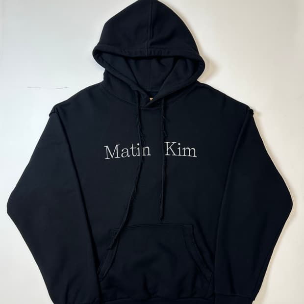 마땡킴 로고 커팅 후드 