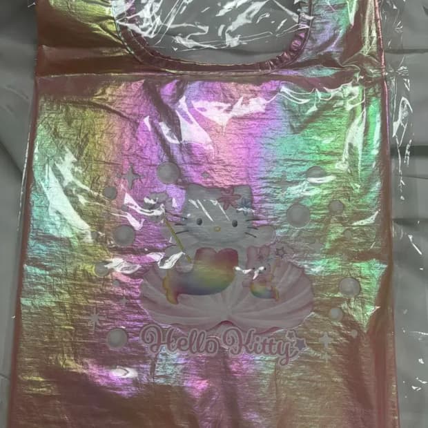 산리오 헬로키티 판타지 오로라 에코백 머메이드 장바구니