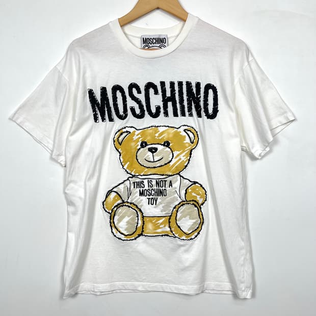 MOSCHINO 모스키노 낫 토이 베어 반팔티
