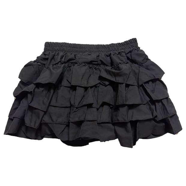 새상품 봄 캉캉 미니스커트 (블랙)