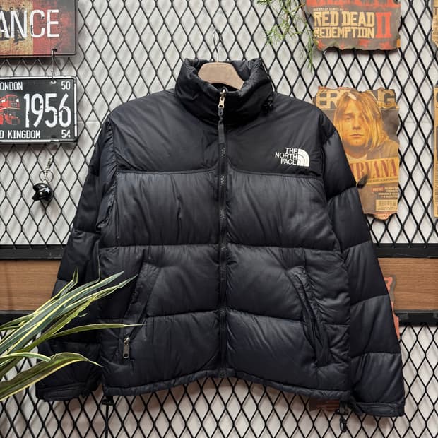 00s 노스페이스 클래식 눕시 다운 패딩 자켓 블랙