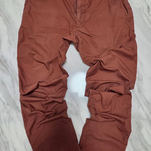 클럽모나코 버건디 면팬츠