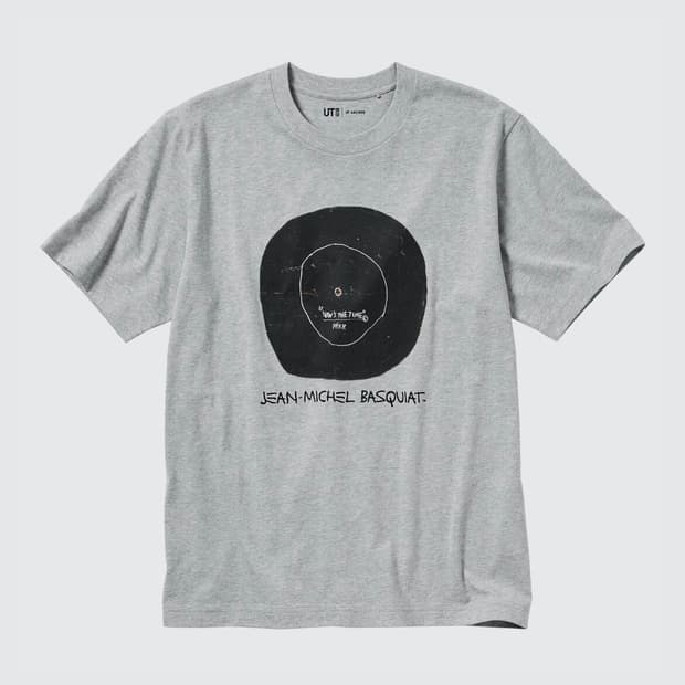 유니클로 장 미셸 바스키아 티셔츠 그레이 xxl