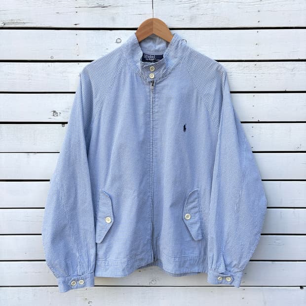 Polo 폴로 시어서커 체크 자켓