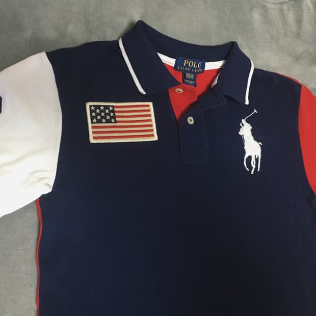 폴로 랄프로렌 빅포니 치프키프 성조기