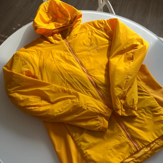 아크테릭스 아톰 후디 L 진노랑