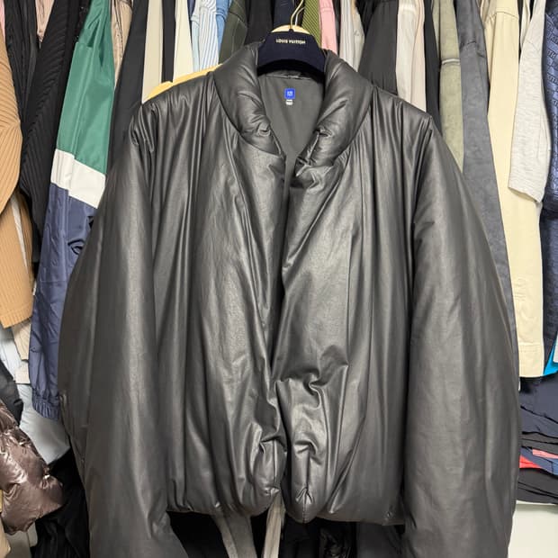 [L] 이지 갭 라운드 자켓 블랙