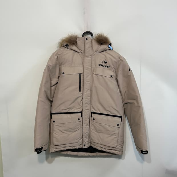 아이더 남성 카라스 알파 다운 패딩 100 베이지