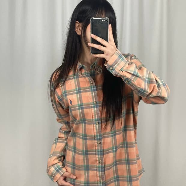폴로 체크 셔츠