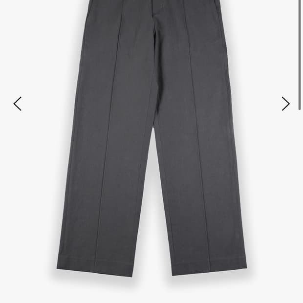 Stitch crease trouser (charcoal) 구해여