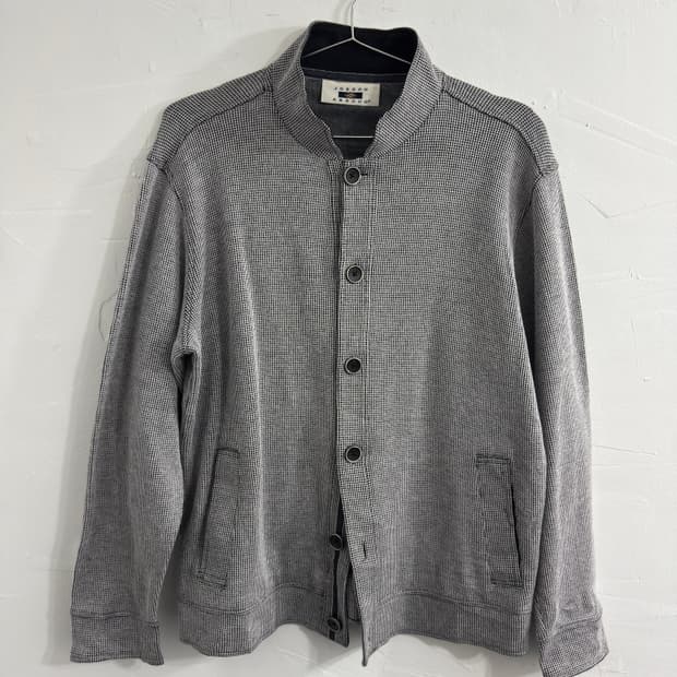 joseph abboud cotton button cardigan