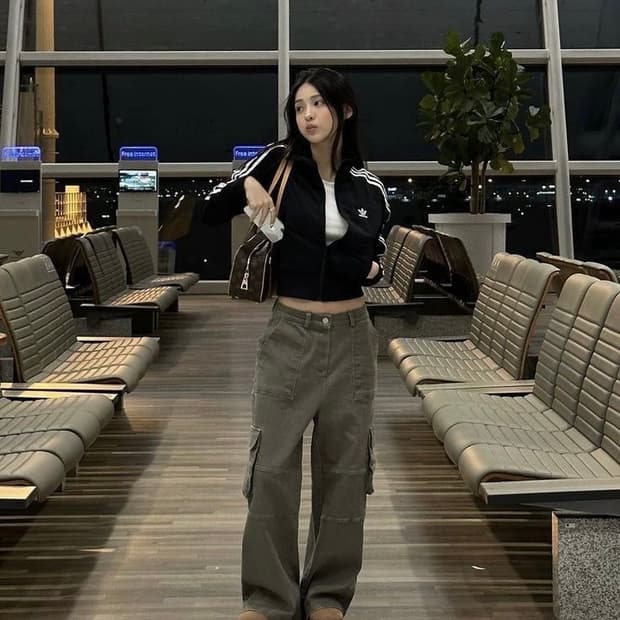 🐰아디다스 제니st 핏 대존예 져지 트랙탑🖤