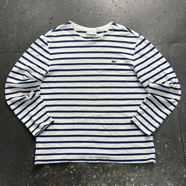 100 라코스테 단가라 롱슬리브