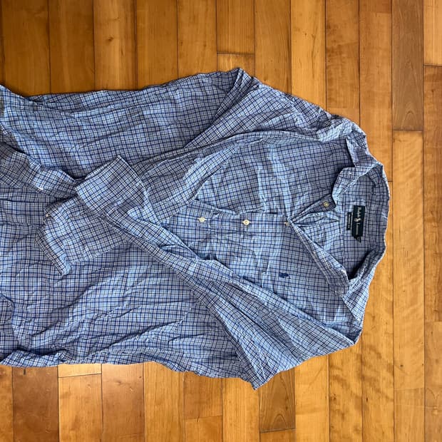 랄프로렌 남성 체크셔츠 사이즈 M 