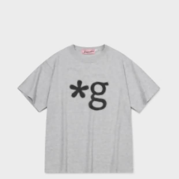 GRUNDEN DOT LOGO T-SHIRT (MELANGE GRAY)
