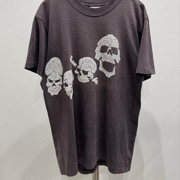 90's Sunfaded Skull 티셔츠