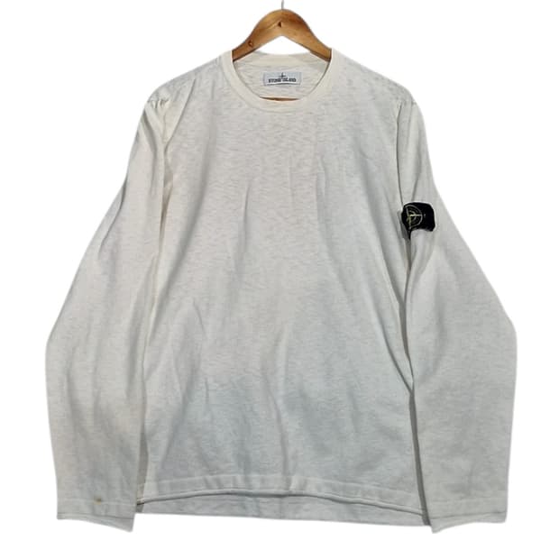 스톤아일랜드 크루넥 롱 슬리브