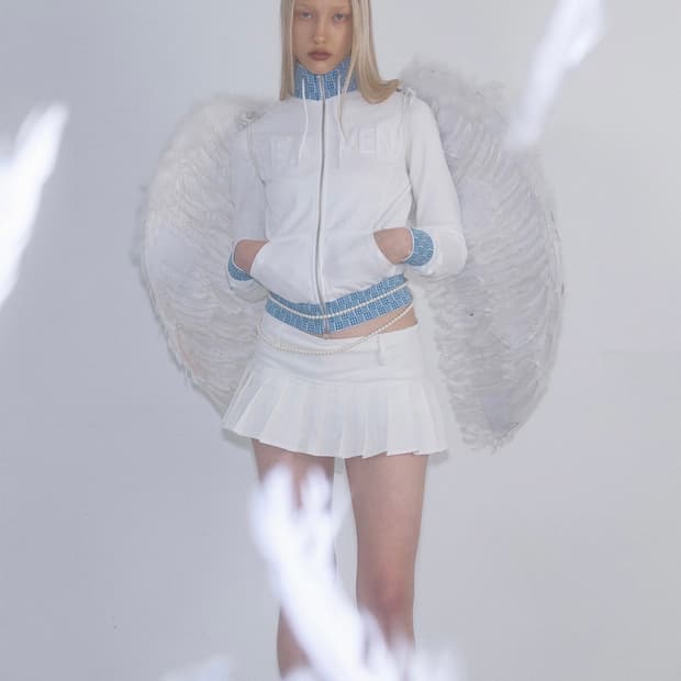 [SCULPTOR] Heavenly Gingham Track Jacket