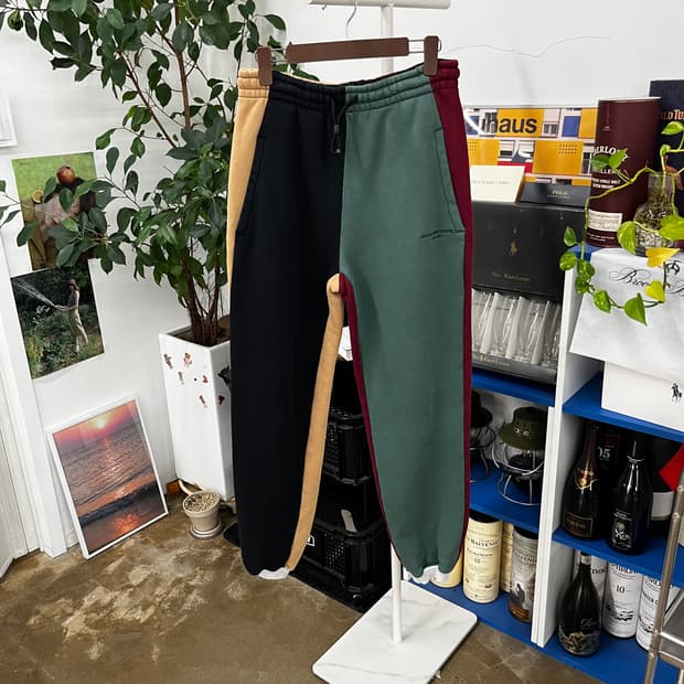 알렉산더왕 우먼 컬러블록 스웻 조거팬츠 XS