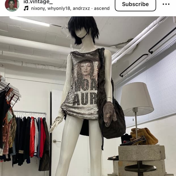 Id vintage kate moss dress