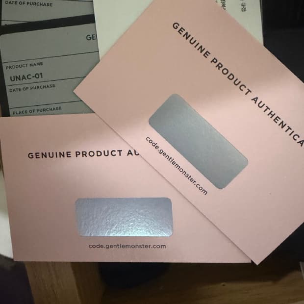 젠틀몬스터 유낙(UNAC) 01 + 골드 클립 풀구성 