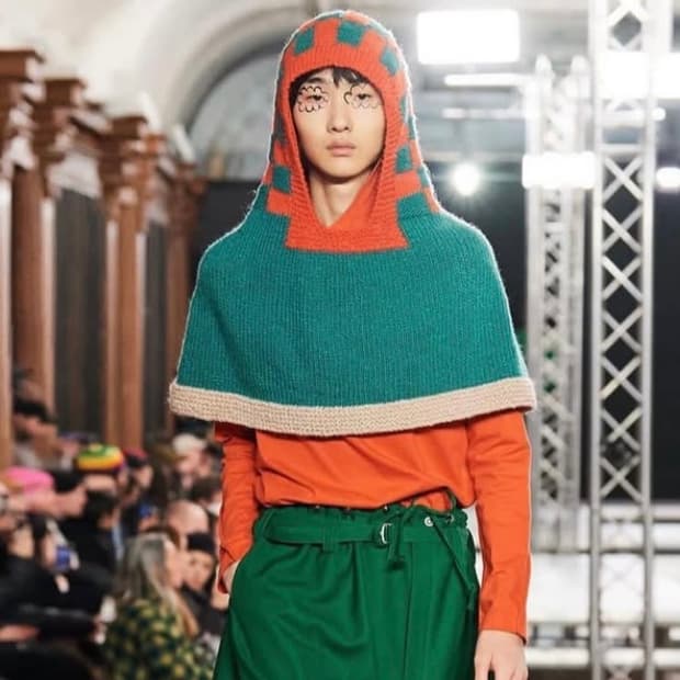 Kiko kostadinov 울 바라클라바 스카프 판매