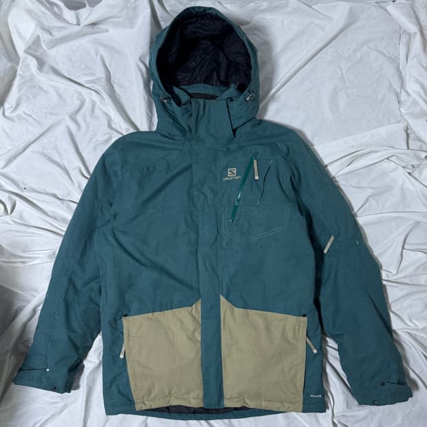 살로몬 투 톤 자켓 아웃도어 고프코어