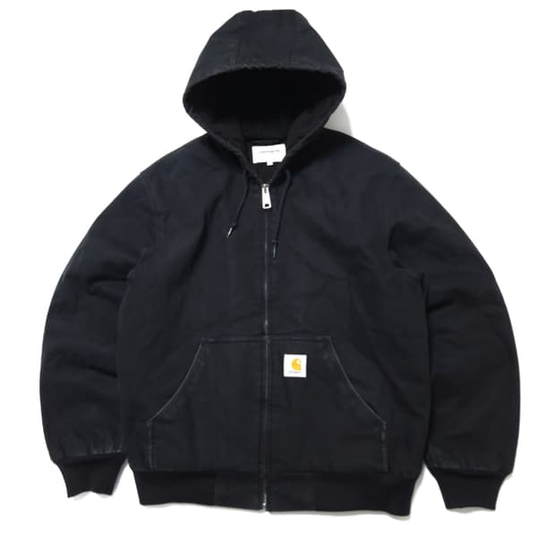 칼하트 WIP 덕 액티브 워크 자켓 블랙