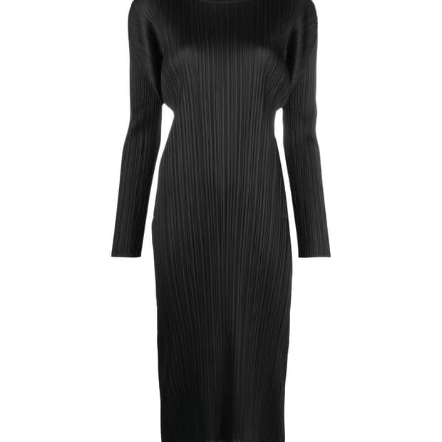 Pleats please 블랙 미디 드레스 2사이즈 