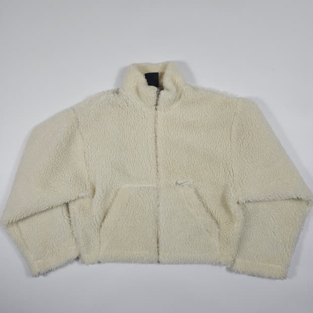 나이키 스우시 빅로고 크롭 후리스