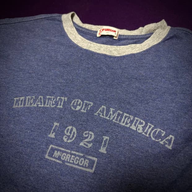  [00s McGREGOR] Ringer Tee - HEART OF AM