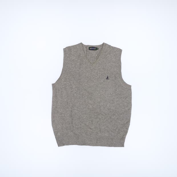 [100] 빈폴 브이넥 울 니트 조끼 베스트 0112J