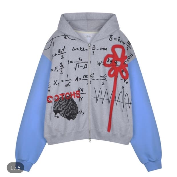 Cotchs brain hooded zip up