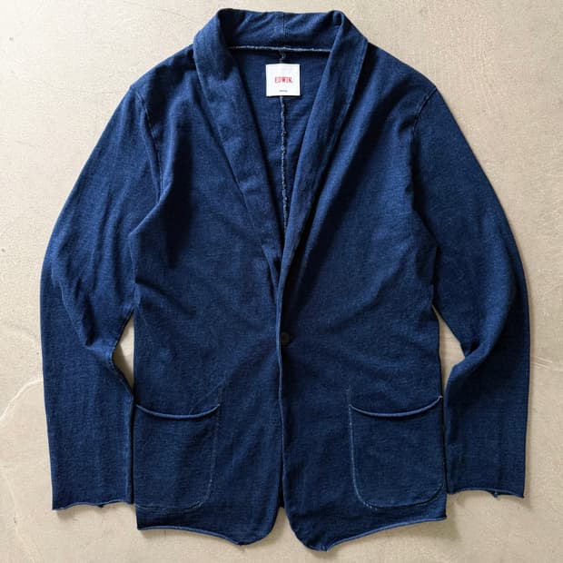 Edwin 1 Button Cotton Cardigan