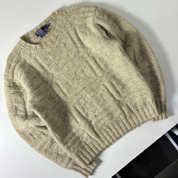 Polo 폴로 랄프로렌 핸드메이드 울 컨트리 니트