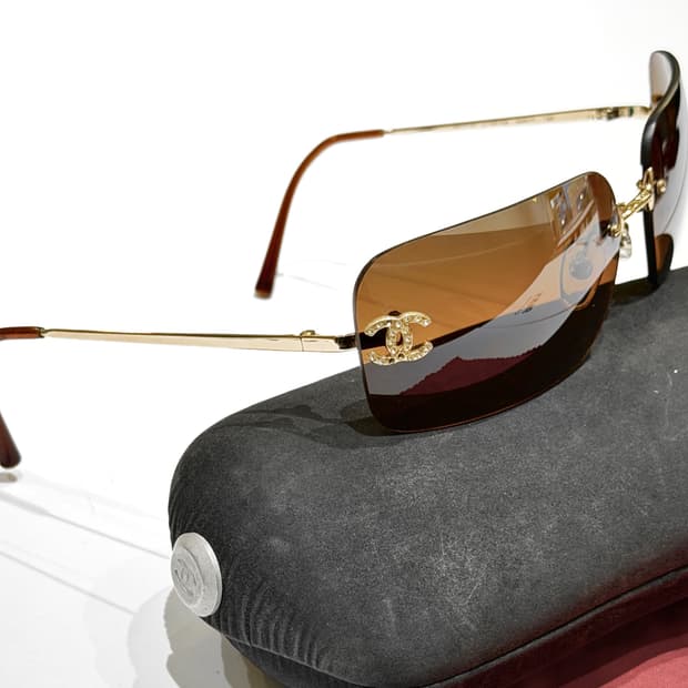 00‘s 샤넬 빈티지 무테 선글라스 4017-D