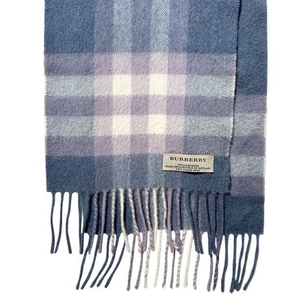 버버리 캐시미어 100% 체크 머플러 목도리