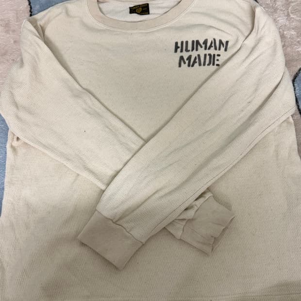 휴먼메이드 써머슬리브 오트밀 XL